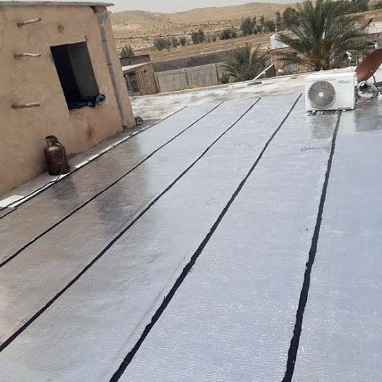 قبل - اجرای ایزوگام کاری سقف خانه